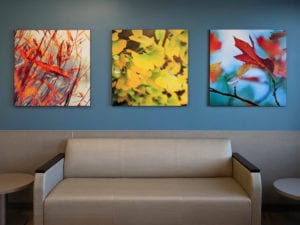 ready to hang fine art prints flush mount